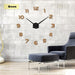 Decorative Modern 3D Wall Clock - Indigo-Temple