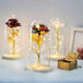 Beauty and the Beast LED Enchanted Rose in Glass Dome - Indigo-Temple