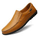 Flexible Genuine Leather Anti-slip Oxford Style Men Shoes - Indigo-Temple