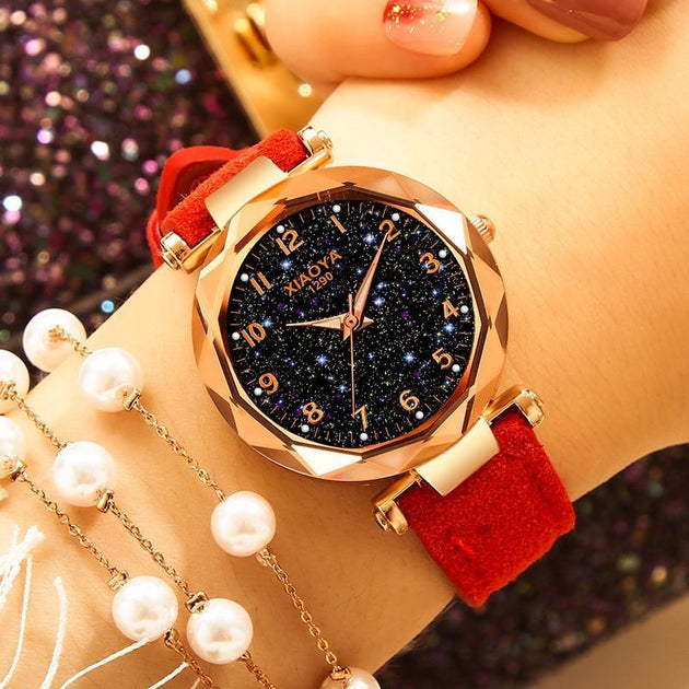 Luxurious Sparkly Women's Watch - Indigo-Temple
