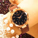 Luxurious Sparkly Women's Watch - Indigo-Temple