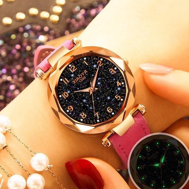 Luxurious Sparkly Women's Watch - Indigo-Temple