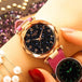 Luxurious Sparkly Women's Watch - Indigo-Temple