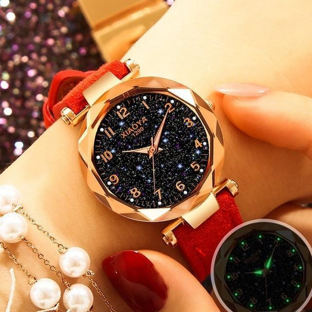 Luxurious Sparkly Women's Watch - Indigo-Temple