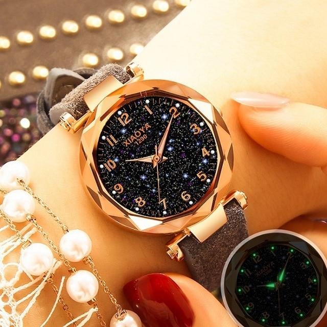 Luxurious Sparkly Women's Watch - Indigo-Temple