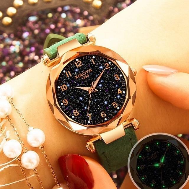 Luxurious Sparkly Women's Watch - Indigo-Temple