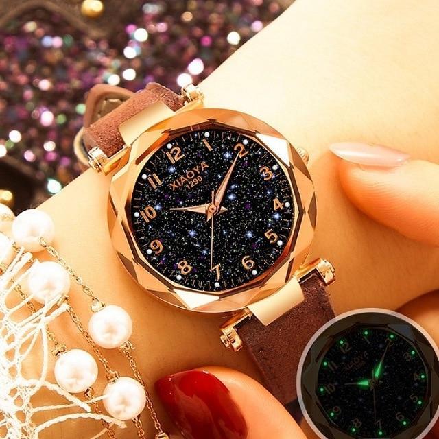 Luxurious Sparkly Women's Watch - Indigo-Temple
