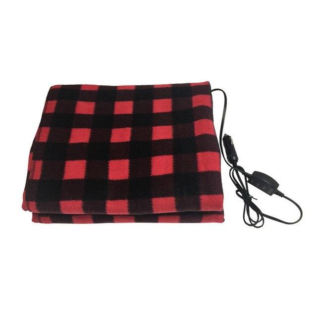 Car Powered Electric Heated Blanket - Indigo-Temple