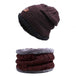 WindWarrior™ Wool Hat and Scarf Winter  Set - Indigo-Temple