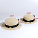Women's Fashion Bow-Knot Straw Hat - Indigo-Temple