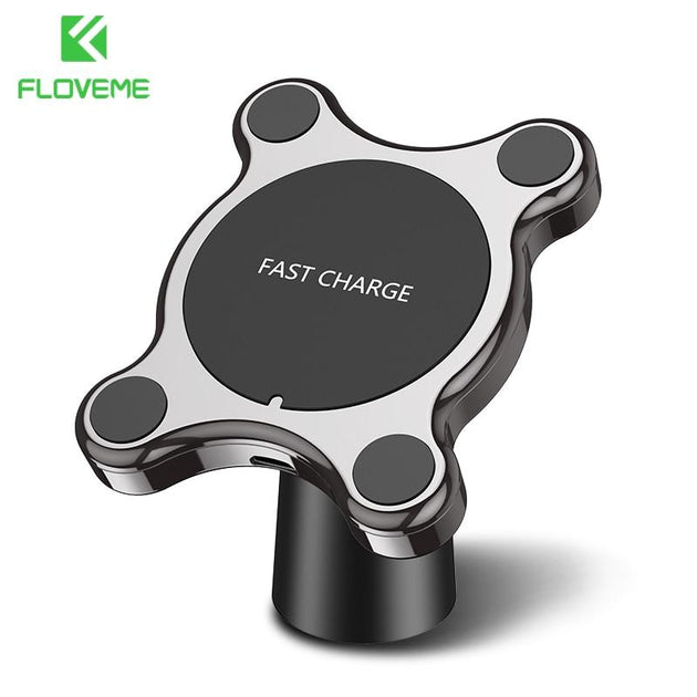 2-IN-1 Qi-Wireless Magnetic Phone Charger - Indigo-Temple