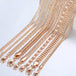TrendsMax™ Rose Gold Unisex Chain-Link Bracelets - Indigo-Temple