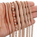 TrendsMax™ Rose Gold Unisex Chain-Link Bracelets - Indigo-Temple