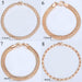 TrendsMax™ Rose Gold Unisex Chain-Link Bracelets - Indigo-Temple