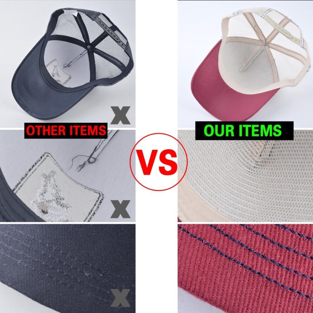 Stylish Animal Design Trucker Caps - Indigo-Temple