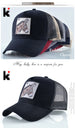 Stylish Animal Design Trucker Caps - Indigo-Temple
