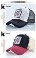 Stylish Animal Design Trucker Caps - Indigo-Temple