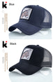 Stylish Animal Design Trucker Caps - Indigo-Temple