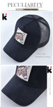 Stylish Animal Design Trucker Caps - Indigo-Temple