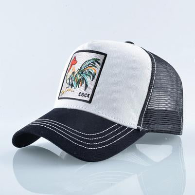 Stylish Animal Design Trucker Caps - Indigo-Temple