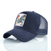 Stylish Animal Design Trucker Caps - Indigo-Temple