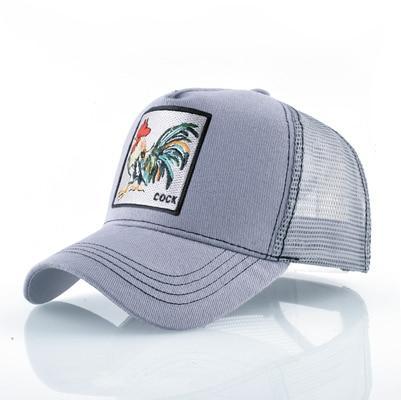 Stylish Animal Design Trucker Caps - Indigo-Temple