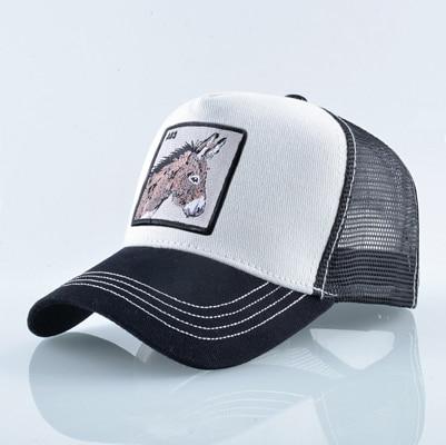Stylish Animal Design Trucker Caps - Indigo-Temple