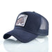 Stylish Animal Design Trucker Caps - Indigo-Temple