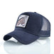 Stylish Animal Design Trucker Caps - Indigo-Temple