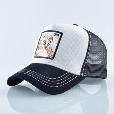Stylish Animal Design Trucker Caps - Indigo-Temple