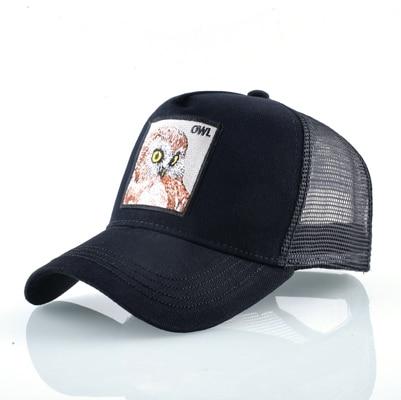 Stylish Animal Design Trucker Caps - Indigo-Temple