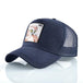 Stylish Animal Design Trucker Caps - Indigo-Temple