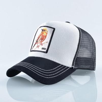 Stylish Animal Design Trucker Caps - Indigo-Temple