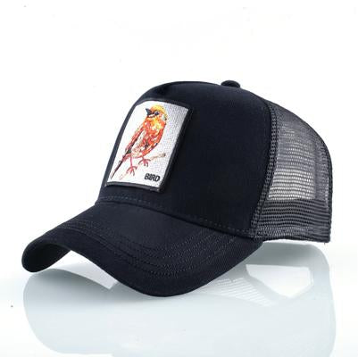Stylish Animal Design Trucker Caps - Indigo-Temple