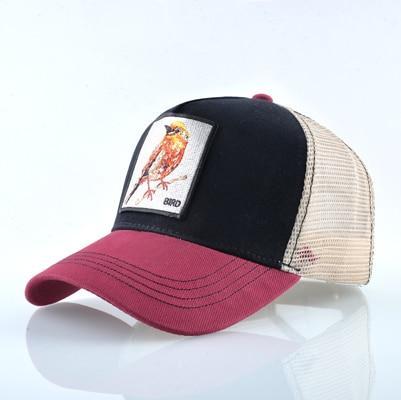 Stylish Animal Design Trucker Caps - Indigo-Temple