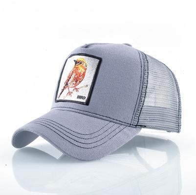 Stylish Animal Design Trucker Caps - Indigo-Temple