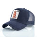 Stylish Animal Design Trucker Caps - Indigo-Temple