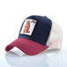 Stylish Animal Design Trucker Caps - Indigo-Temple