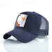 Stylish Animal Design Trucker Caps - Indigo-Temple