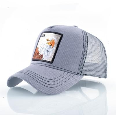 Stylish Animal Design Trucker Caps - Indigo-Temple