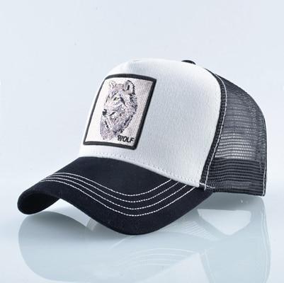 Stylish Animal Design Trucker Caps - Indigo-Temple