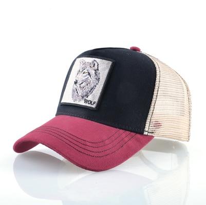 Stylish Animal Design Trucker Caps - Indigo-Temple