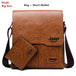 JEEP BULUO™ Leather Messenger Bag - Indigo-Temple