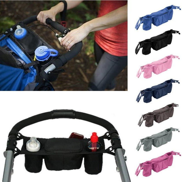 Carry-Buddy™ - Insulated Waterproof Stroller Orgenizer - Indigo-Temple
