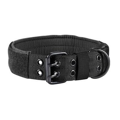 Tactical Nylon Padded Dog Collar - Indigo-Temple