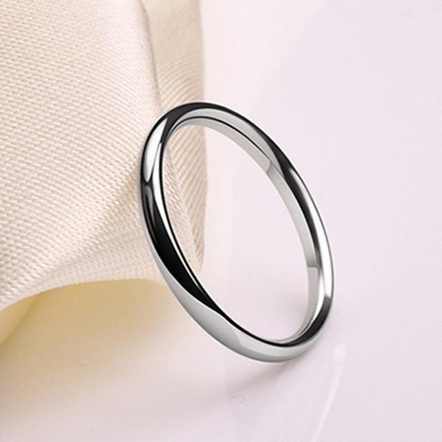 Elegant One-Piece Unisex Thin-Band Ring - Indigo-Temple