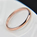Elegant One-Piece Unisex Thin-Band Ring - Indigo-Temple
