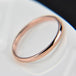 Elegant One-Piece Unisex Thin-Band Ring - Indigo-Temple