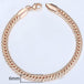 TrendsMax™ Rose Gold Unisex Chain-Link Bracelets - Indigo-Temple