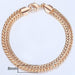 TrendsMax™ Rose Gold Unisex Chain-Link Bracelets - Indigo-Temple
